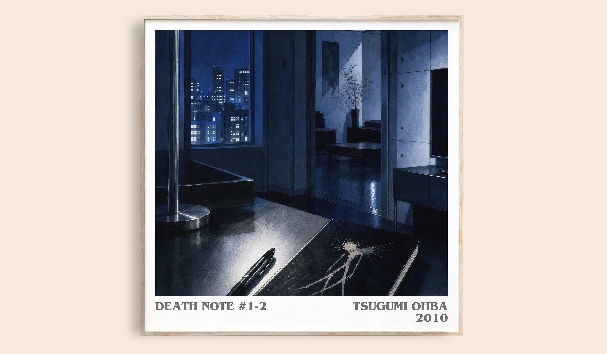 Death Note #1-2 Literary Art Print by Tsugumi Ohba