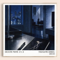 Death Note #1-2 literary book poster by Tsugumi Ohba – framed literary art print
