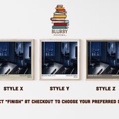 Death Note #1-2 literary print in frame leaning in hallway – thriller wall art