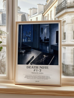 Death Note #1-2 bookish poster colour and style options – Tsugumi Ohba book art