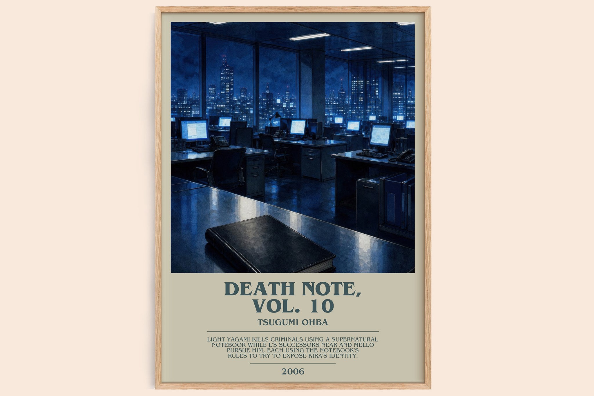 Death Note, Vol. 10 Bookish Wall Art by Tsugumi Ohba