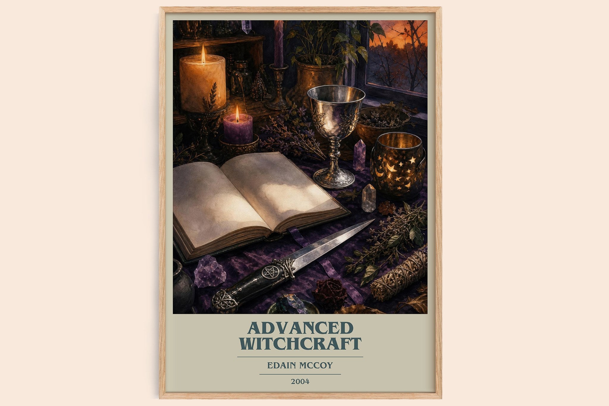 Advanced Witchcraft Book Cover Poster by Edain McCoy