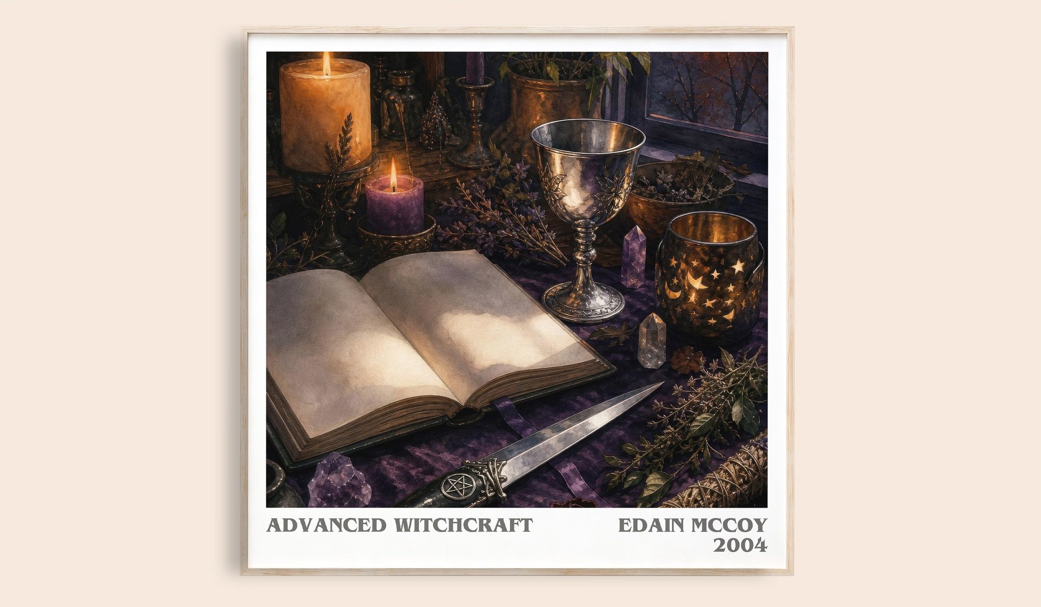 Advanced Witchcraft Literary Art Print by Edain McCoy