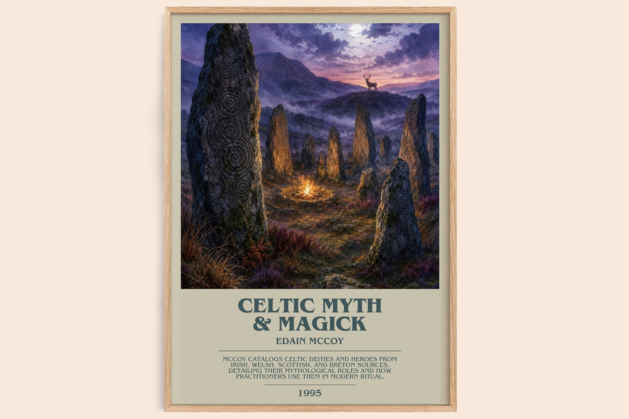 Celtic Myth & Magick Bookish Wall Art by Edain McCoy