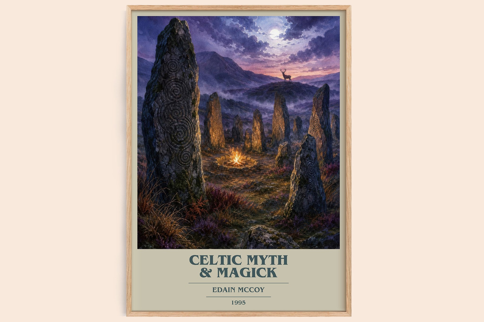 Celtic Myth & Magick Book Cover Poster by Edain McCoy
