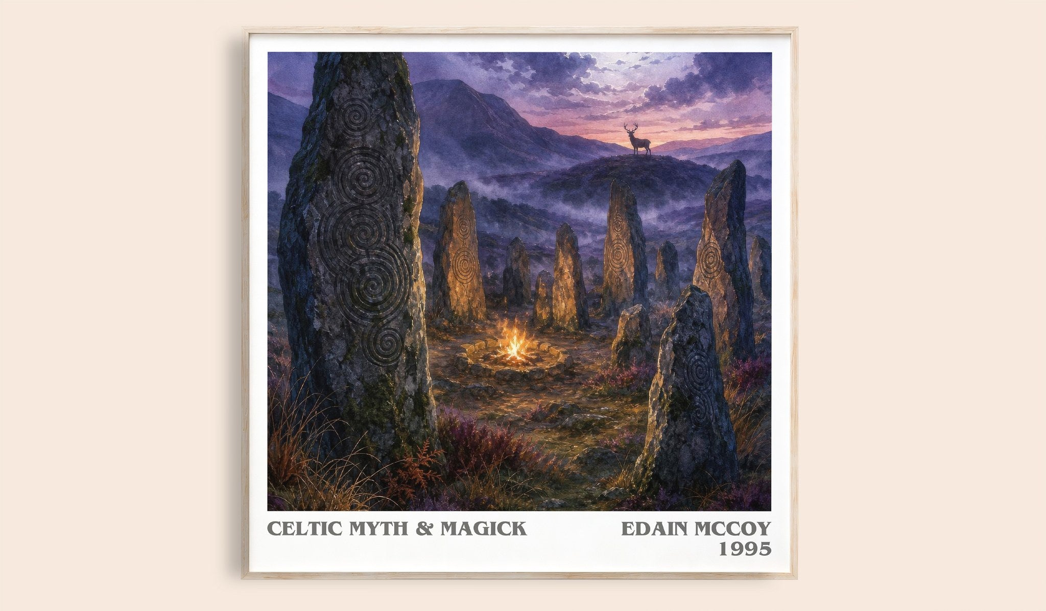 Celtic Myth & Magick Literary Art Print by Edain McCoy