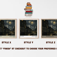 The Know literary print in frame leaning in hallway – crime wall art