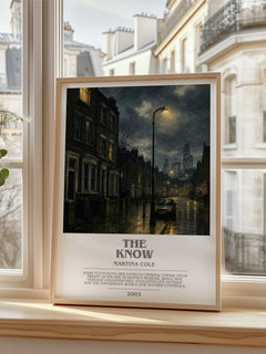 The Know bookish poster colour and style options – Martina Cole book art
