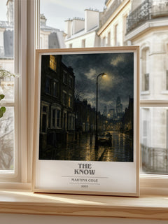 The Know book cover poster colour and style options – Martina Cole book art