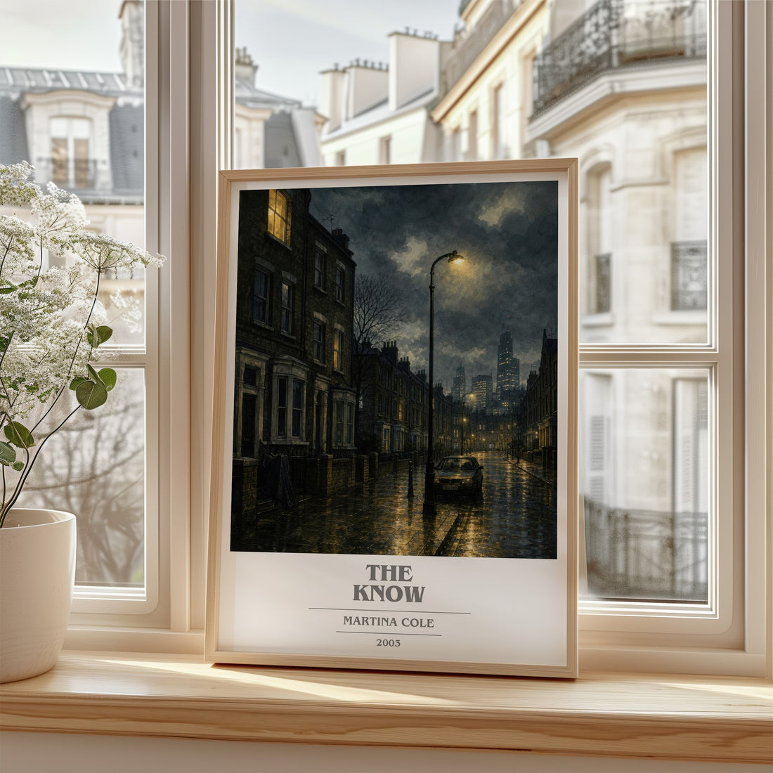 The Know book cover poster colour and style options – Martina Cole book art