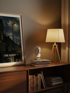 The Know watercolour print on bookshelf – Martina Cole fan gift