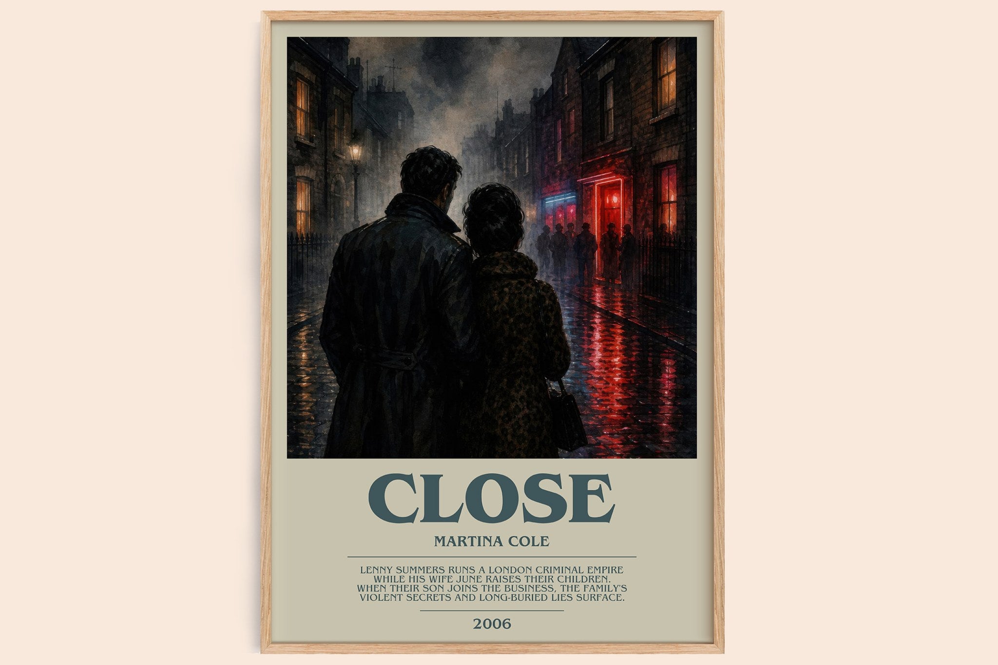 Close Bookish Wall Art by Martina Cole