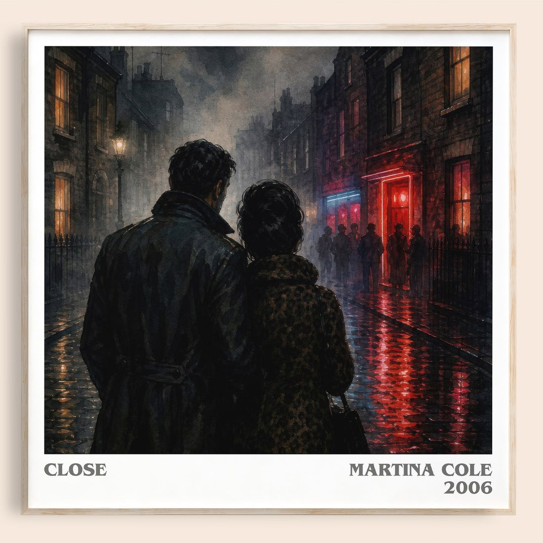 Close literary book poster by Martina Cole – framed literary art print