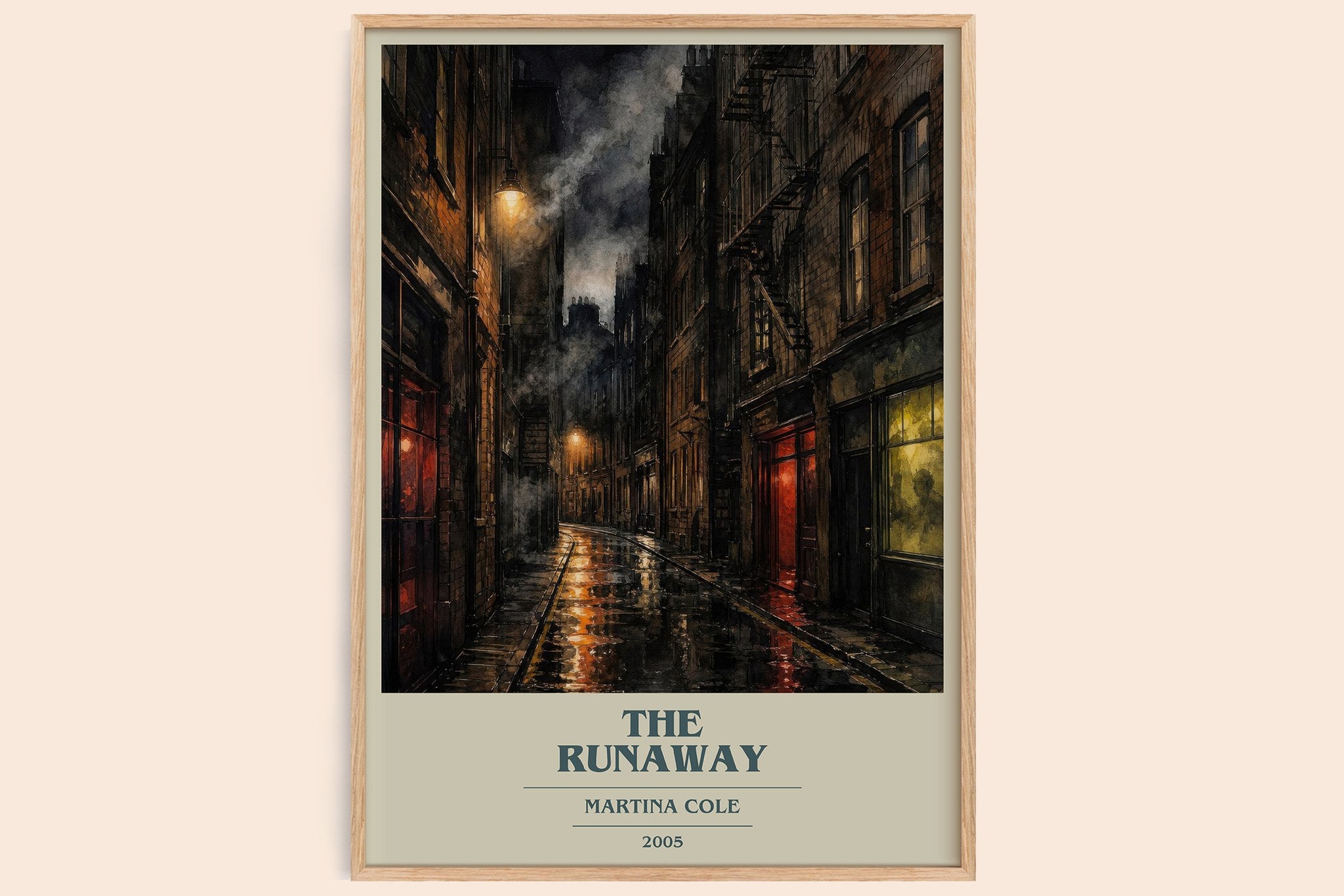 The runaway Book Cover Poster by Martina Cole