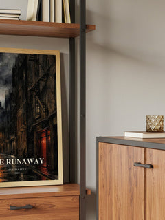 The runaway book watercolour illustration paper finish options – matte satin gloss