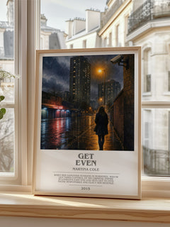 Get Even bookish poster colour and style options – Martina Cole book art