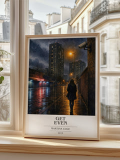 Get Even book cover poster colour and style options – Martina Cole book art