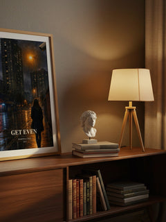 Get Even watercolour print on bookshelf – Martina Cole fan gift