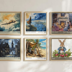 Baby Island literary art print colour and style options – Carol Ryrie Brink book art