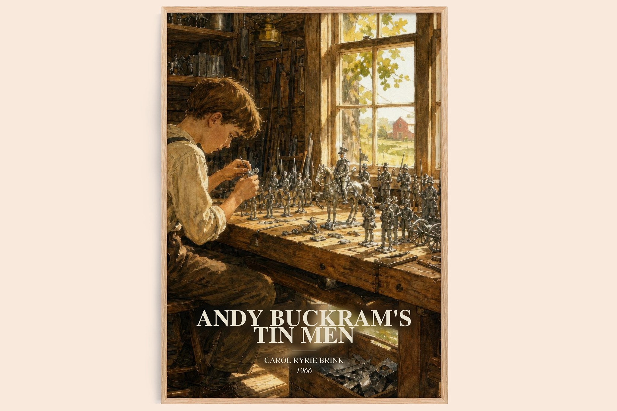 Andy Buckram's Tin Men Book Watercolour Illustration by C. Brink