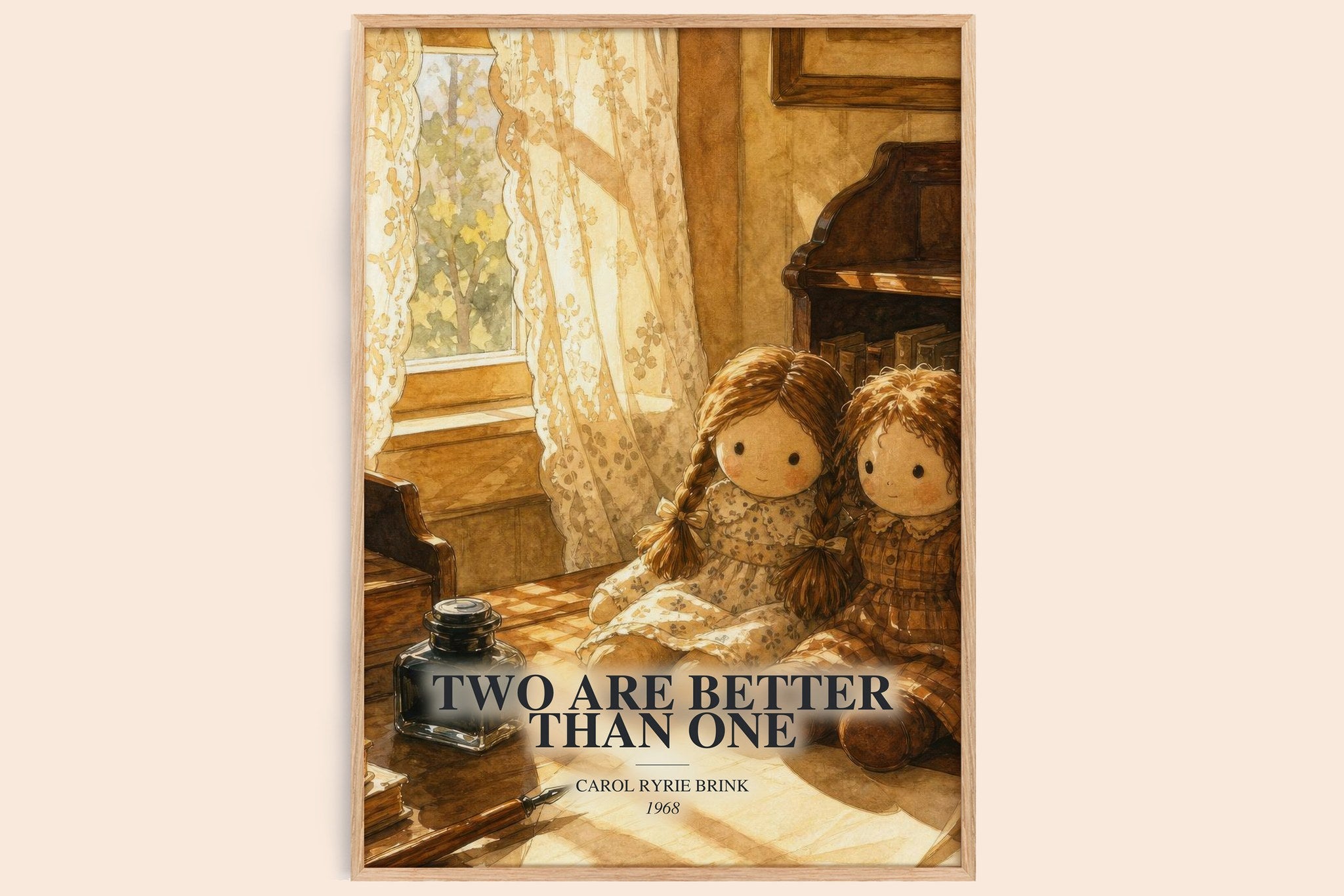 Two Are Better Than One Book Watercolour Illustration by C. Brink