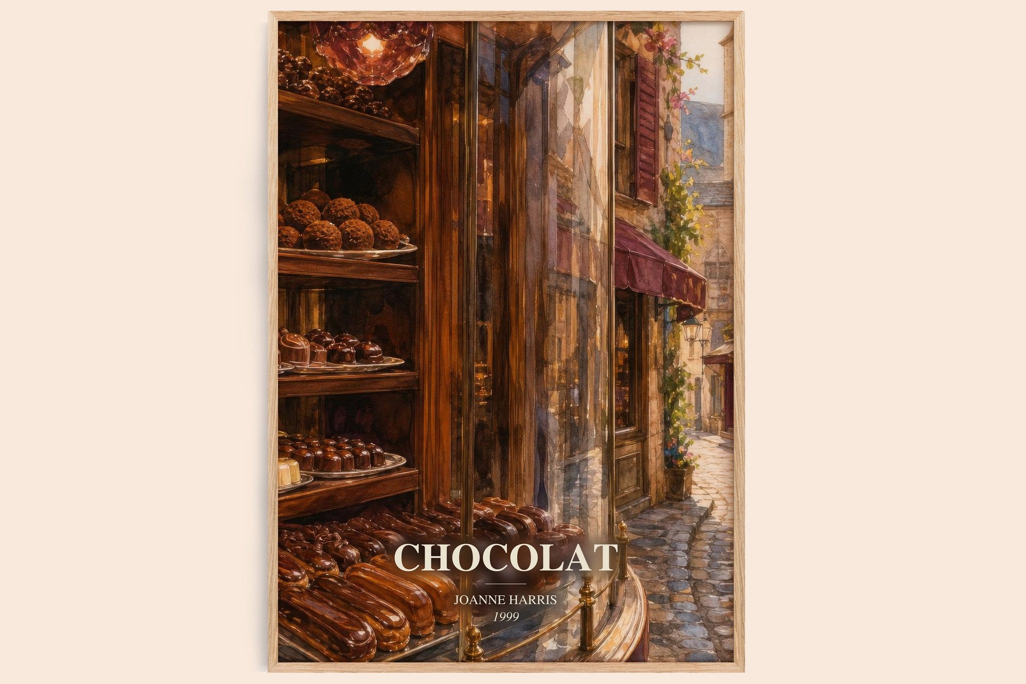 Chocolat Book Watercolour Illustration by Joanne Harris