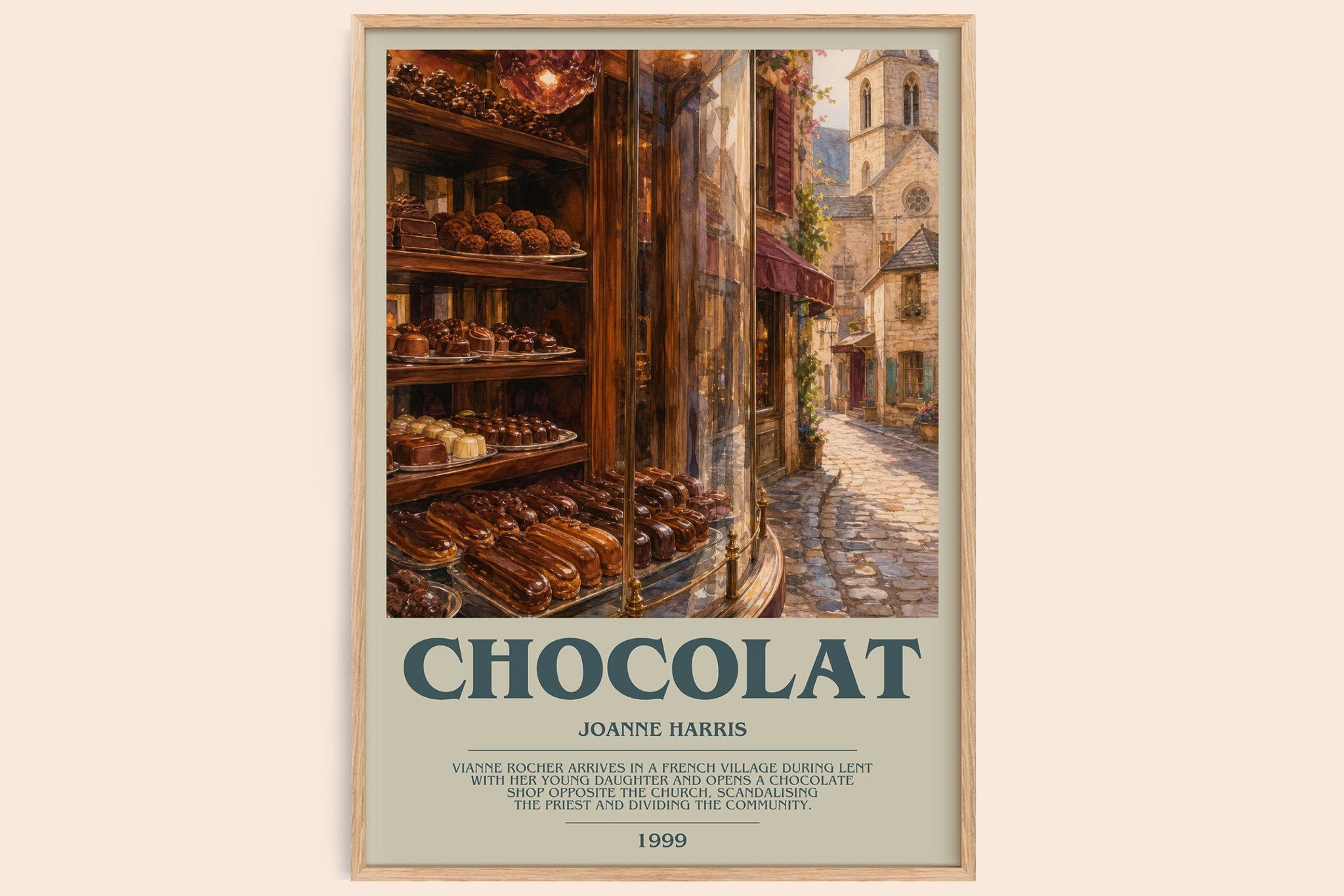 Chocolat Bookish Wall Art by Joanne Harris