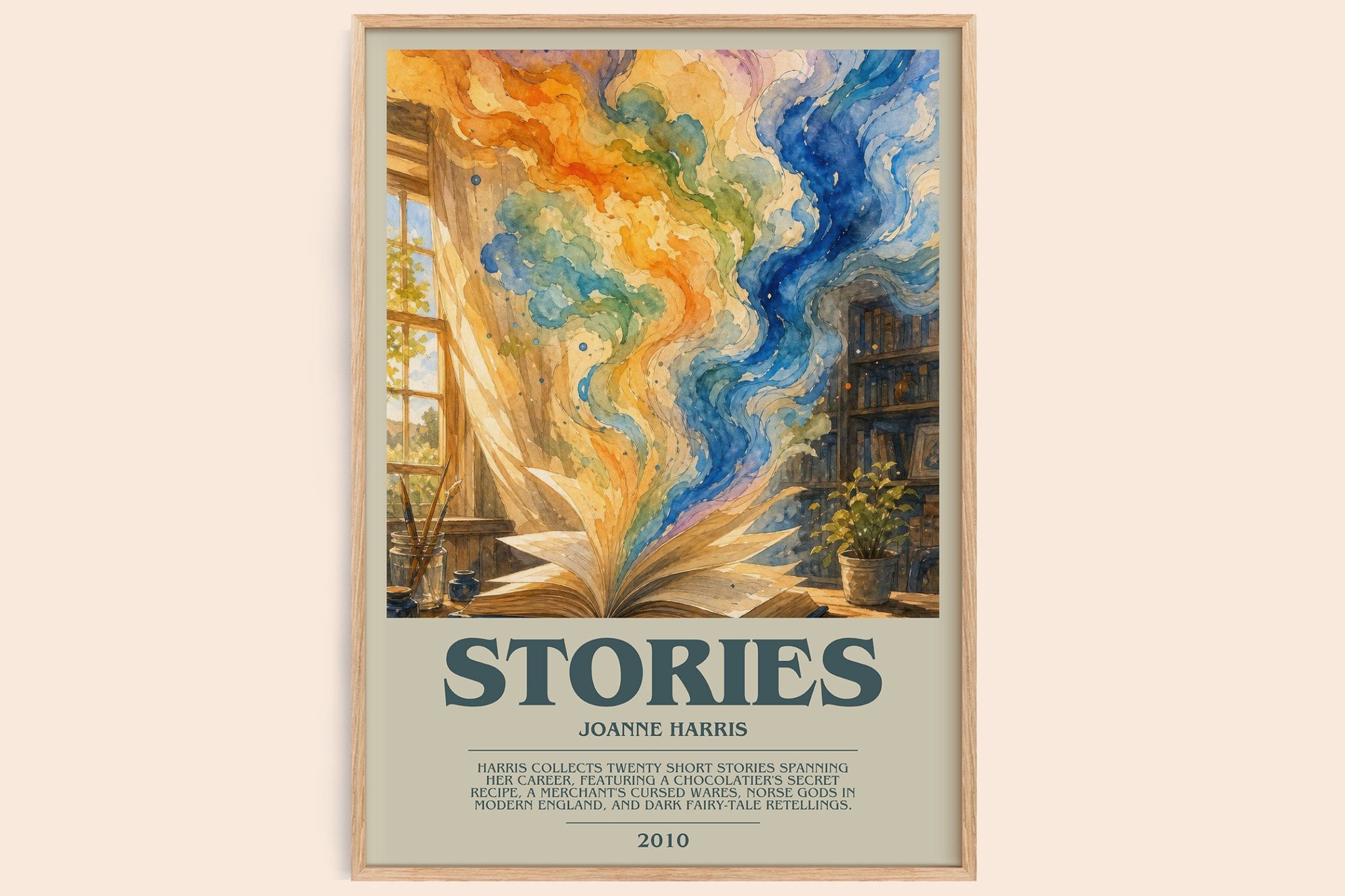 Stories Bookish Wall Art by Joanne Harris