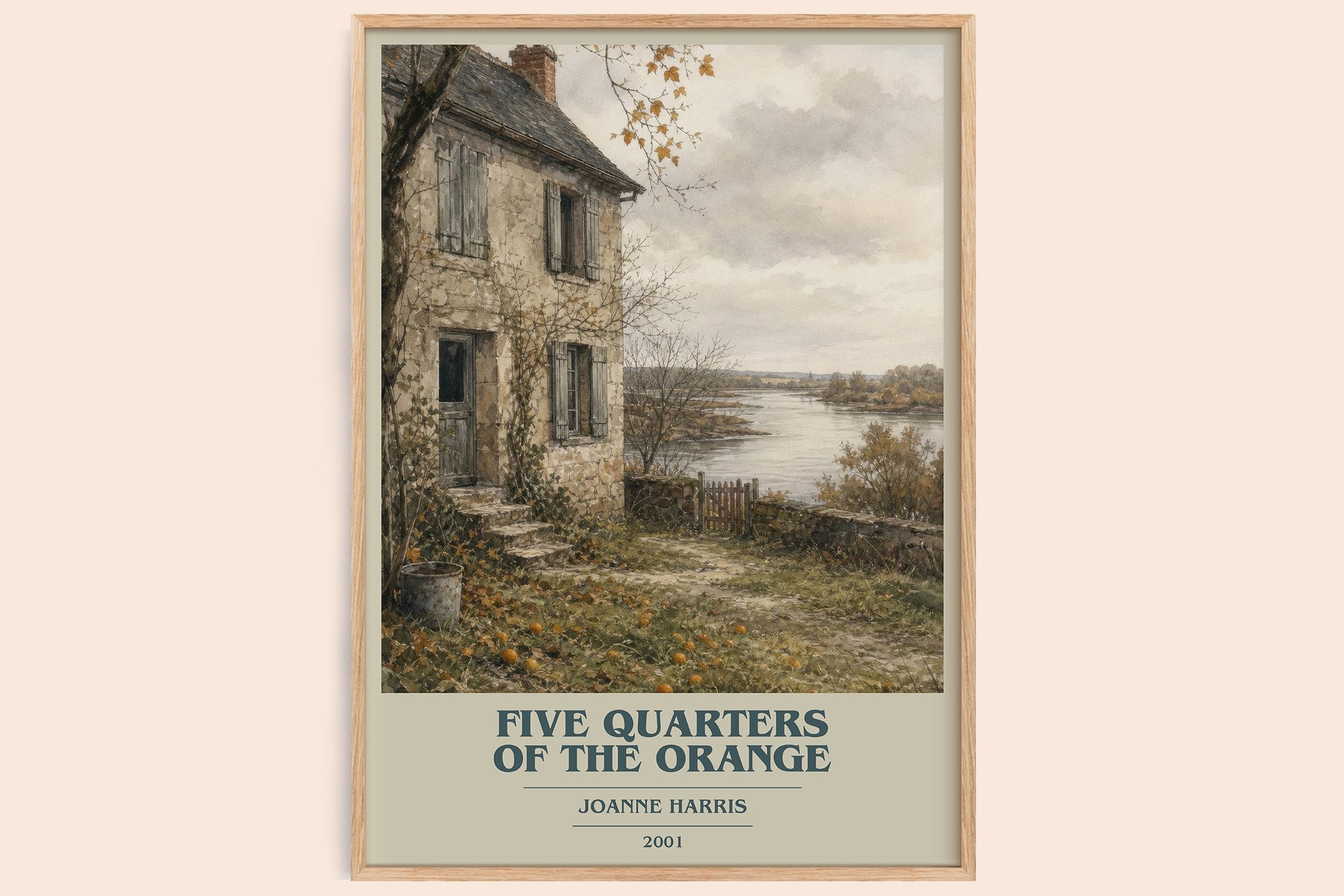 Five quarters of the orange Book Cover Poster by Joanne Harris