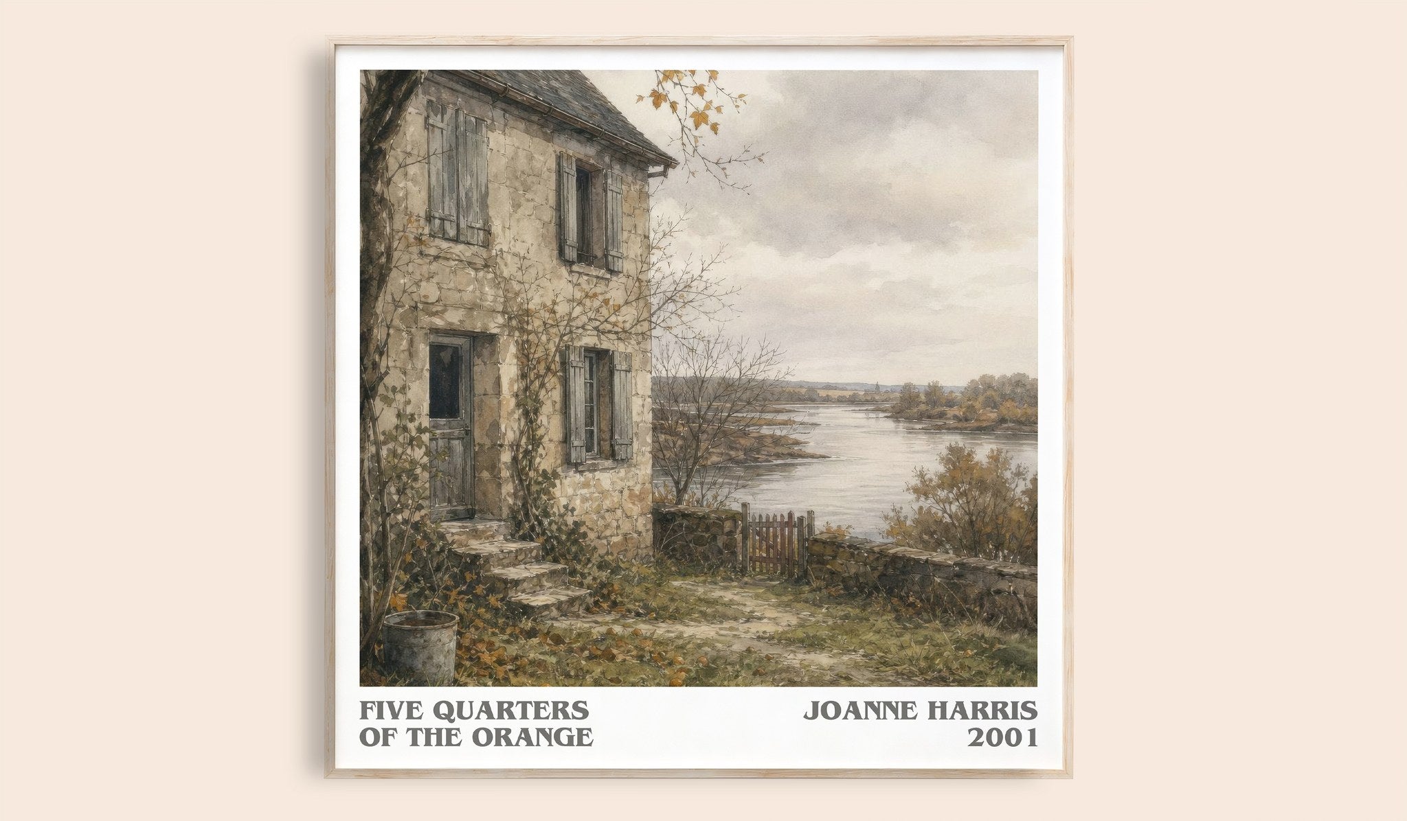 Five quarters of the orange Literary Art Print by Joanne Harris