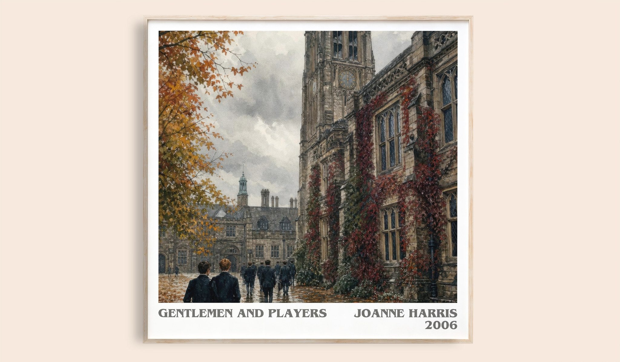 Gentlemen and players Literary Art Print by Joanne Harris