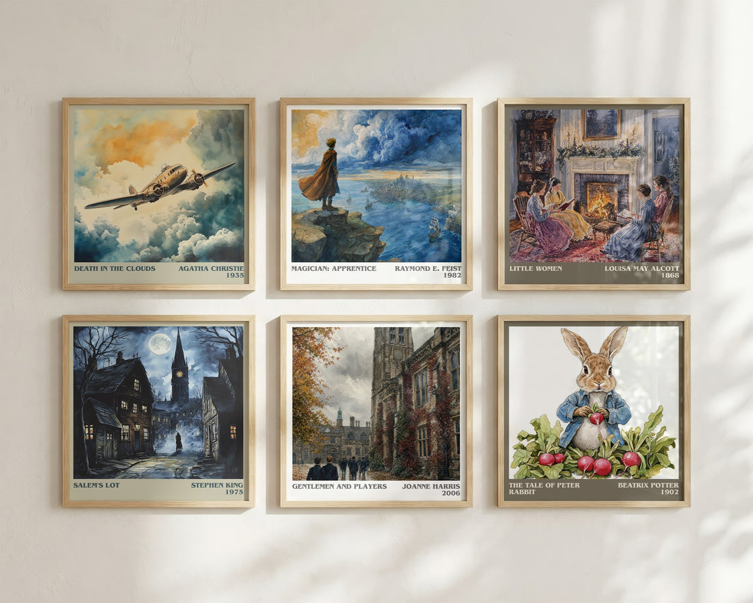 Gentlemen and players literary art print colour and style options – Joanne Harris book art