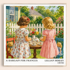 A Bargain for Frances literary book poster by Lillian Hoban – framed literary art print