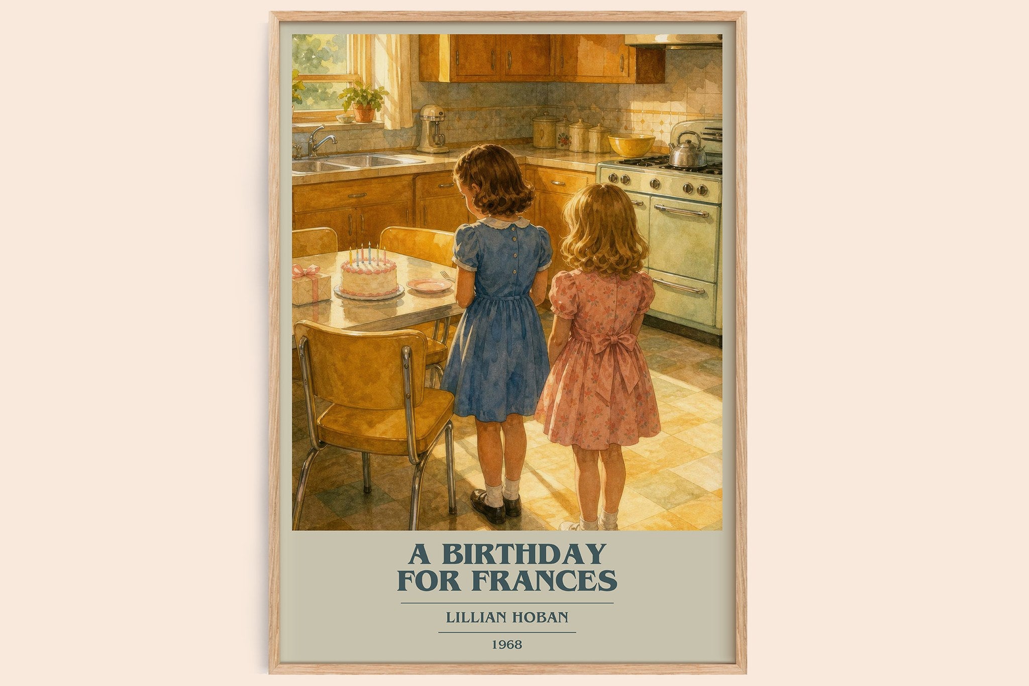 A birthday for Frances Book Cover Poster by Lillian Hoban