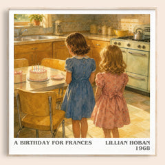 A birthday for Frances literary book poster by Lillian Hoban – framed literary art print
