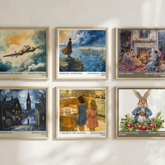 A birthday for Frances literary art print colour and style options – Lillian Hoban book art