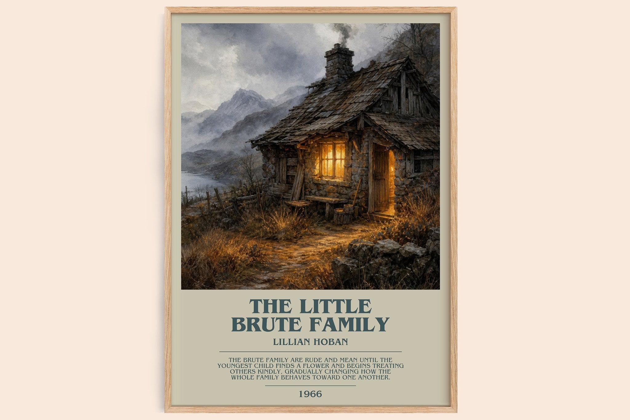 The little Brute family Bookish Wall Art by Lillian Hoban