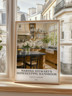 Martha Stewart's Homekeeping Handbook book cover poster colour and style options – Martha Stewart book art