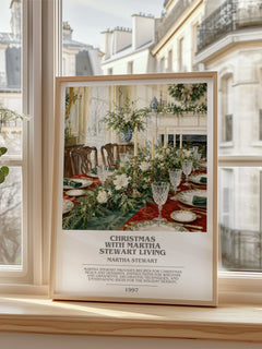 Christmas with Martha Stewart living bookish poster colour and style options – Martha Stewart book art