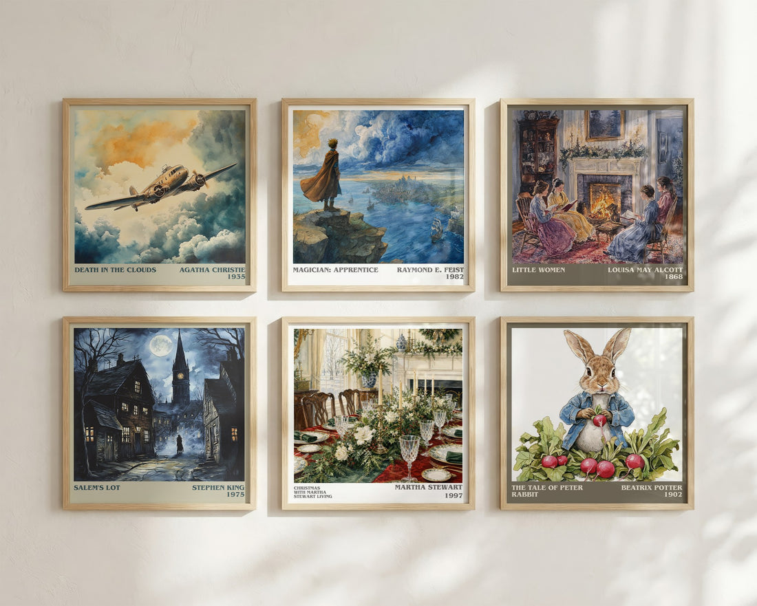 Christmas with Martha Stewart living literary art print colour and style options – Martha Stewart book art