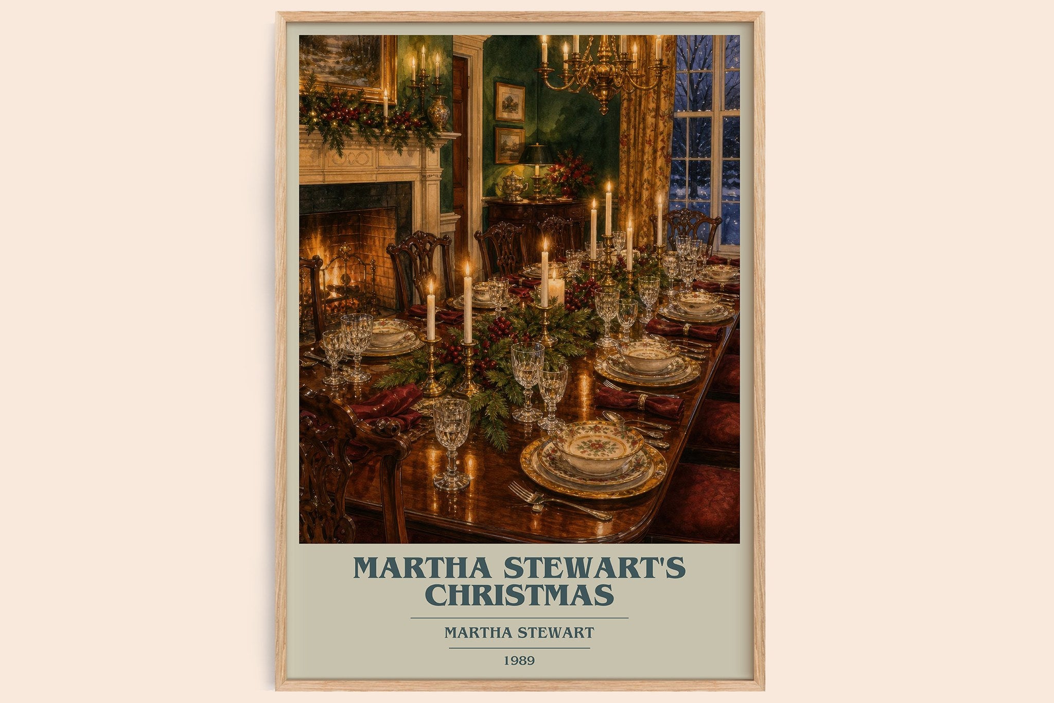 Martha Stewart's Christmas Book Cover Poster by Martha Stewart
