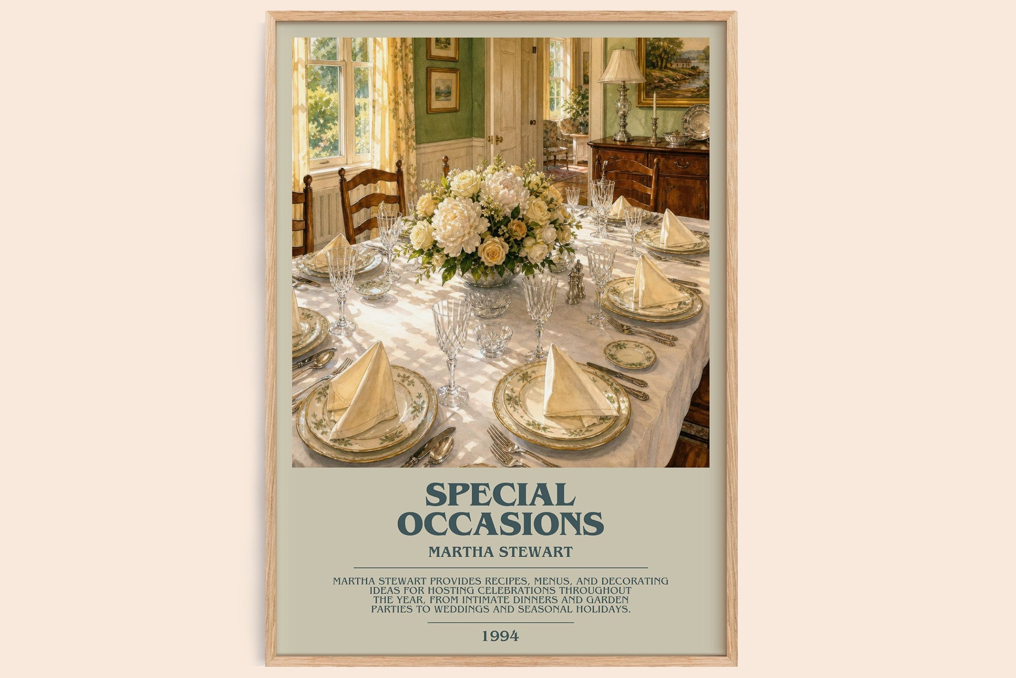 Special occasions Bookish Wall Art by Martha Stewart