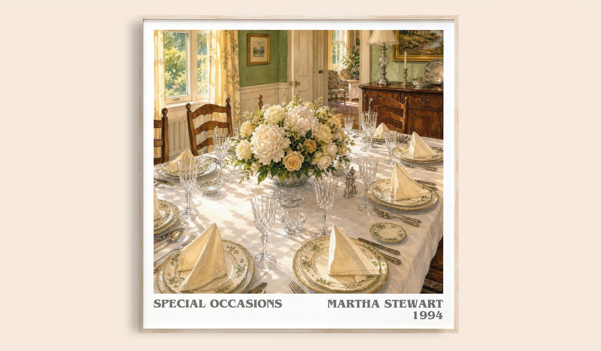 Special occasions Literary Art Print by Martha Stewart