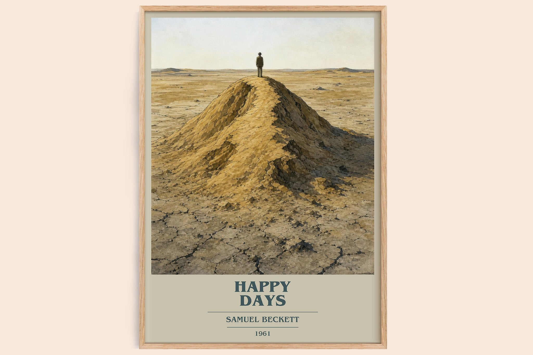 Happy days Book Cover Poster by Samuel Beckett