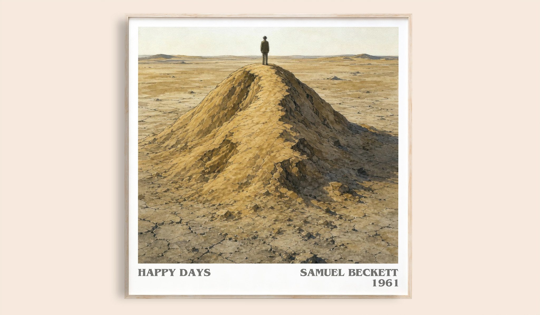 Happy days Literary Art Print by Samuel Beckett
