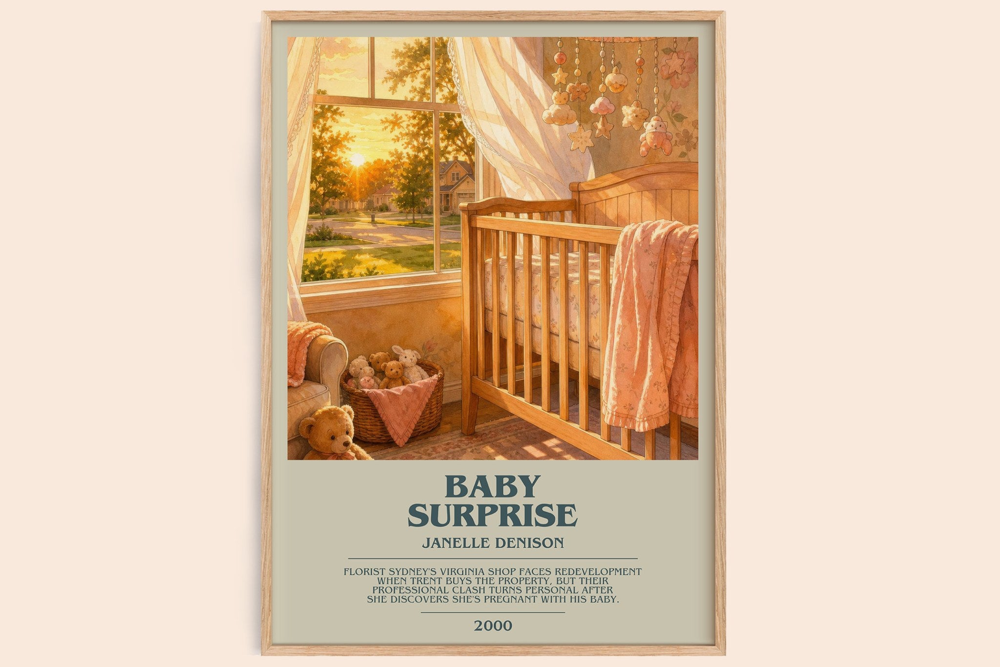 Baby Surprise Bookish Wall Art by Janelle Denison