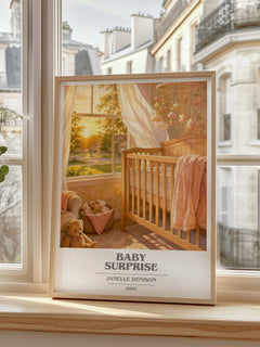 Baby Surprise book cover poster colour and style options – Janelle Denison book art