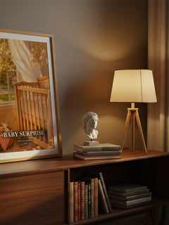 Baby Surprise watercolour print on bookshelf – Janelle Denison fan gift