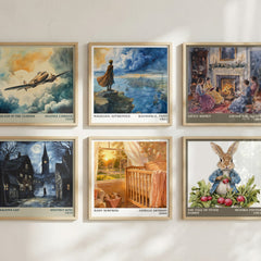 Baby Surprise literary art print colour and style options – Janelle Denison book art