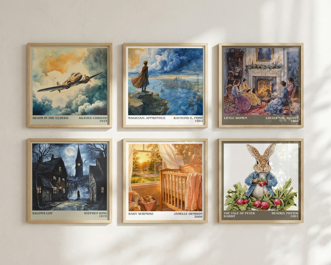 Baby Surprise literary art print colour and style options – Janelle Denison book art